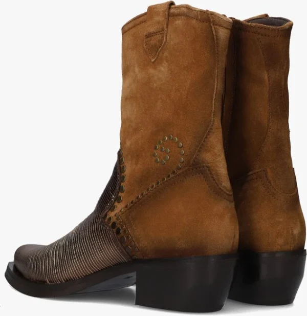 soldes en ligne Omoda D268 Bottines En Cognac 4