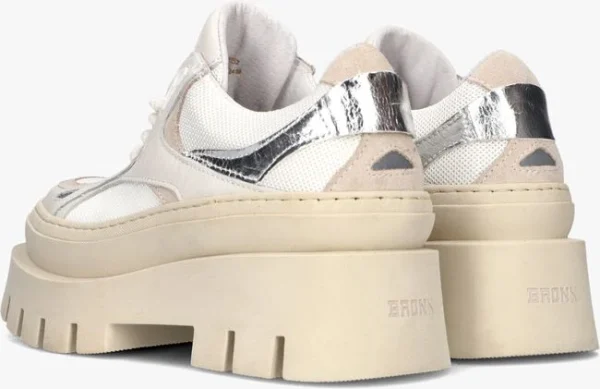 site pas cher Bronx Evi-ann 66465 Chaussures à Lacets En Blanc 4